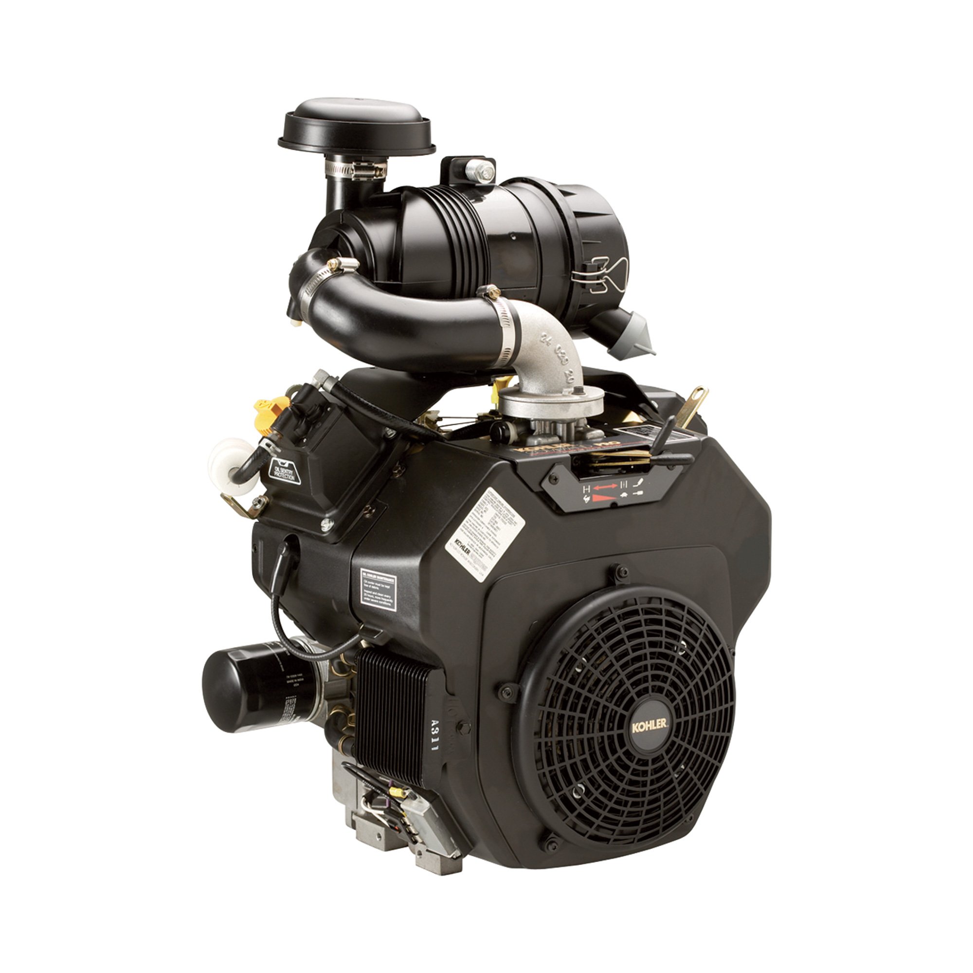 Kohler Command V-Twin Horizontal Engine with Electric Start — 27 HP, 1 1/8in. x 2 3/4in. Shaft, Model# PA-CH740-3118